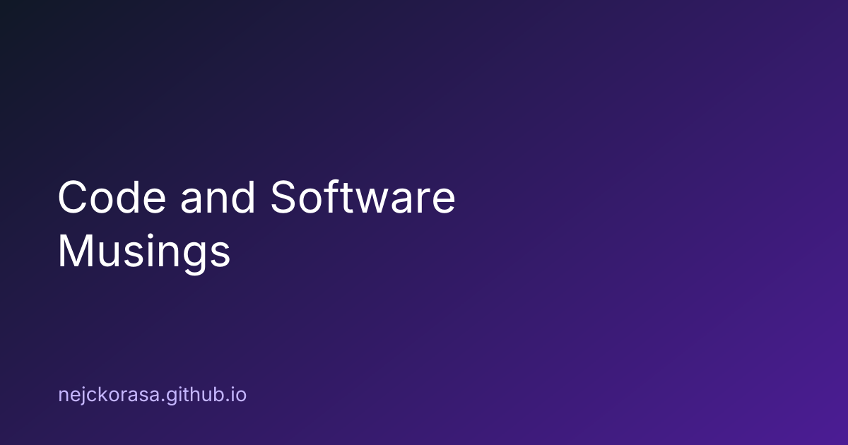 Data Oriented Programming (DOP) in Java · Nejc Korasa